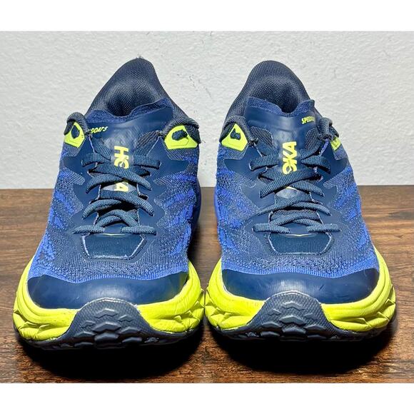 Hoka Speedgoat 5 Shoes Mens 8.5D Outer Space Bluing Trail Hiking Vibram Terrain - Picture 2 of 12